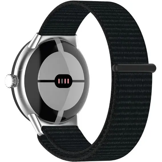 Ремінець DK CDK Nylon Sport Loop для Google Pixel Watch 3 41mm (016453) (black) - фото 2