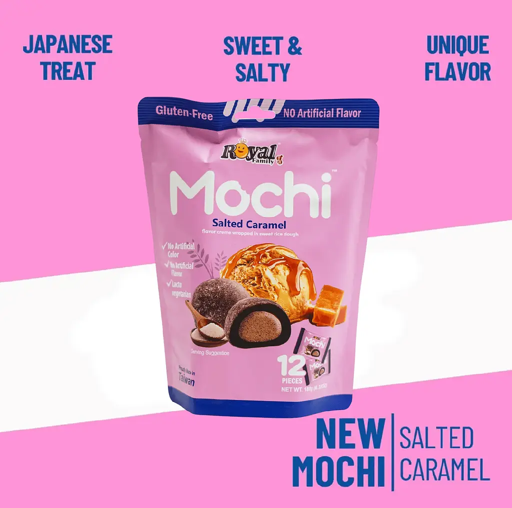 Моті Royal Family Mochi Salted Caramel 12шт 180г - фото 4