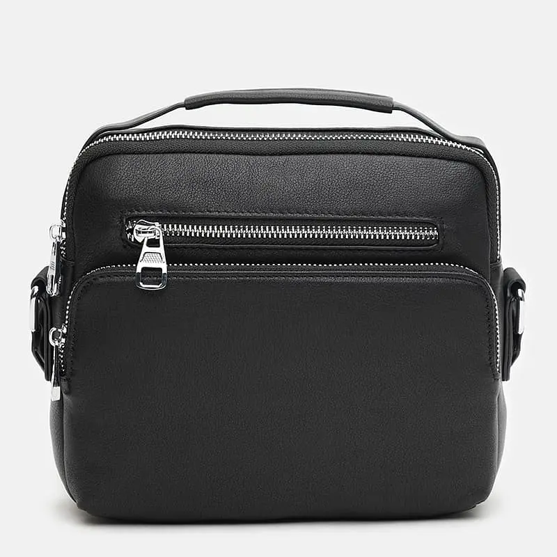Чоловіча сумка Ricco Grande K12001-2bl-black 22х19х8 см Чорний - фото 2