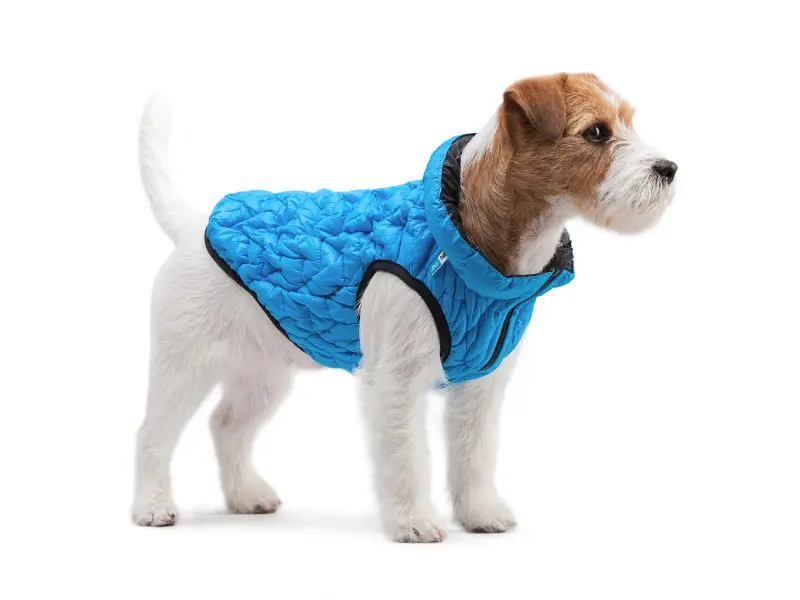 Курточка для тварин Collar AiryVest UNI двостороння XS 28 блакитно- чорна (2517) - фото 4