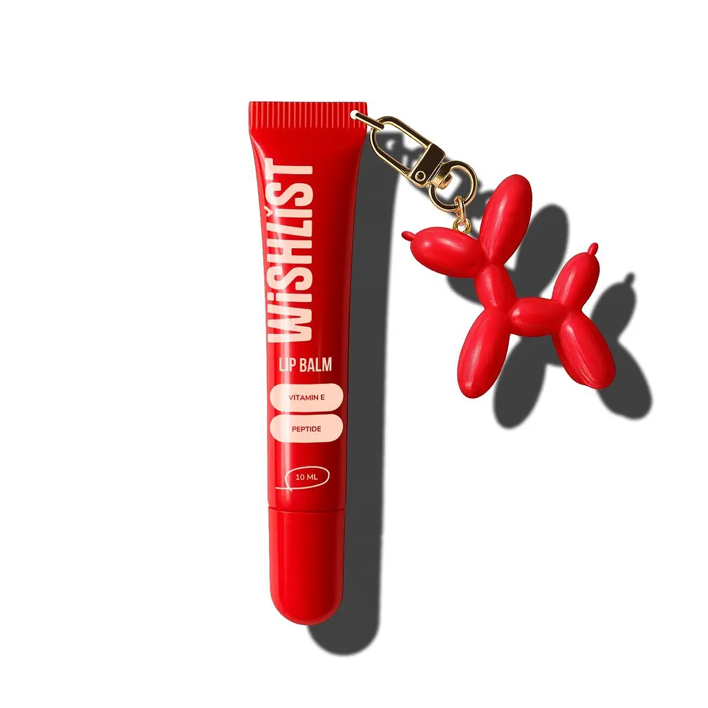 Бальзам-блиск для губ WishList Velvet Coral Lip Gloss Balsam 10 мл + Іграшка-брелок - фото 4