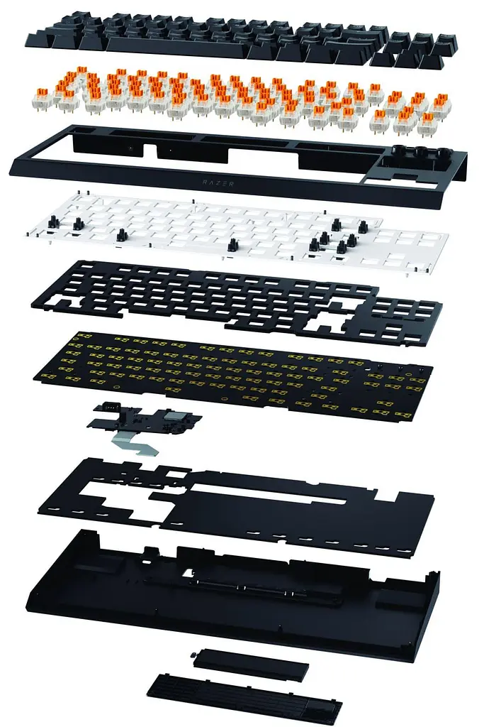 Клавиатура Razer BlackWidow V4 TKL Hyperspeed (RZ03-05480100-R3M1) - фото 8