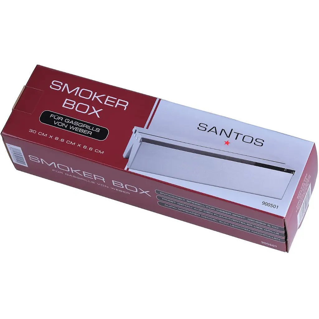 Коробочка для копчения Santos для газовых грилей Weber 30х8.6х6.6 см (900501) - фото 3