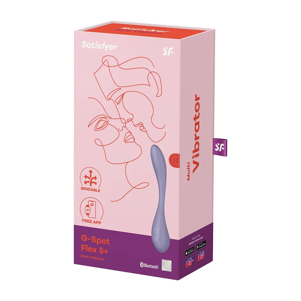 Універсальний вібратор Satisfyer G-Spot Flex 5+ Lilac Satisfyer SO7803 95574 - фото 2