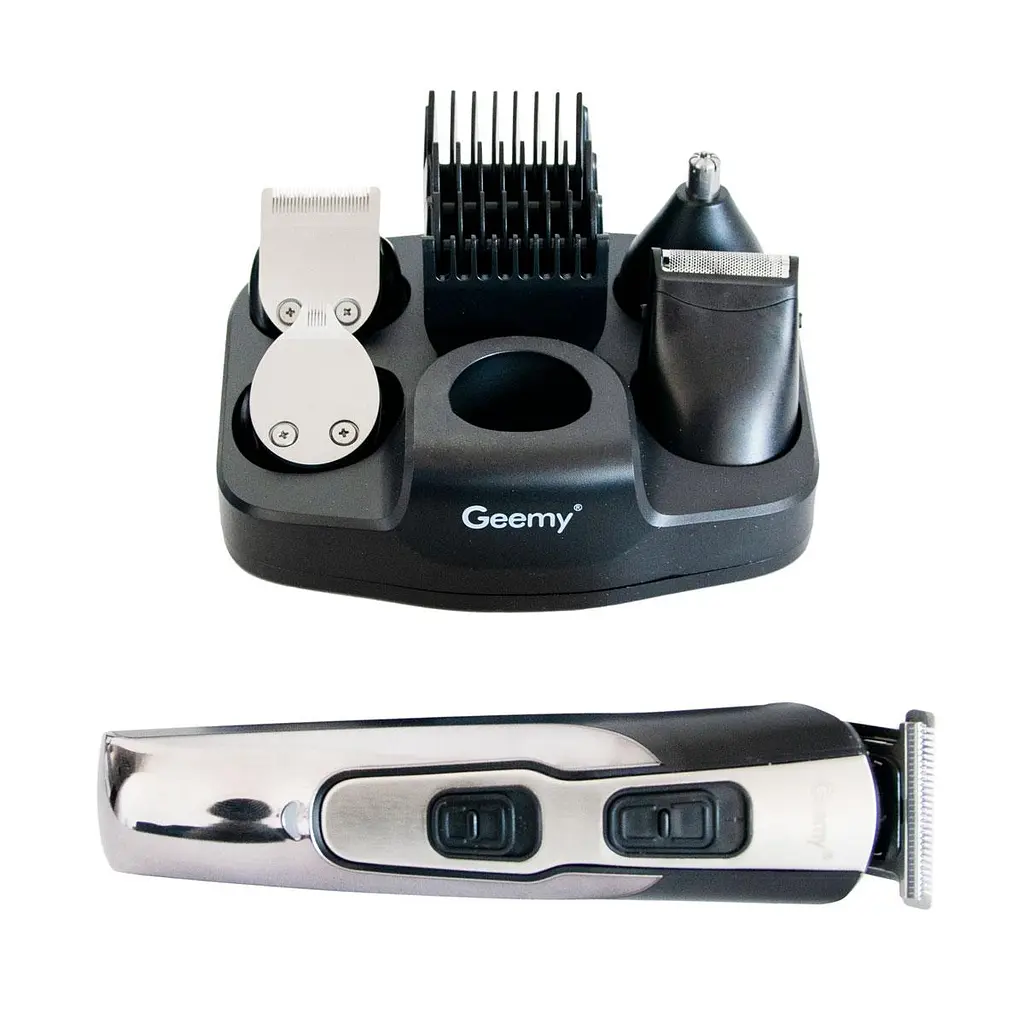 Жіночий тример для обличчя Geemy GM-592, білий, з LED підсвіткою, 6 лез із японської сталі - фото 3