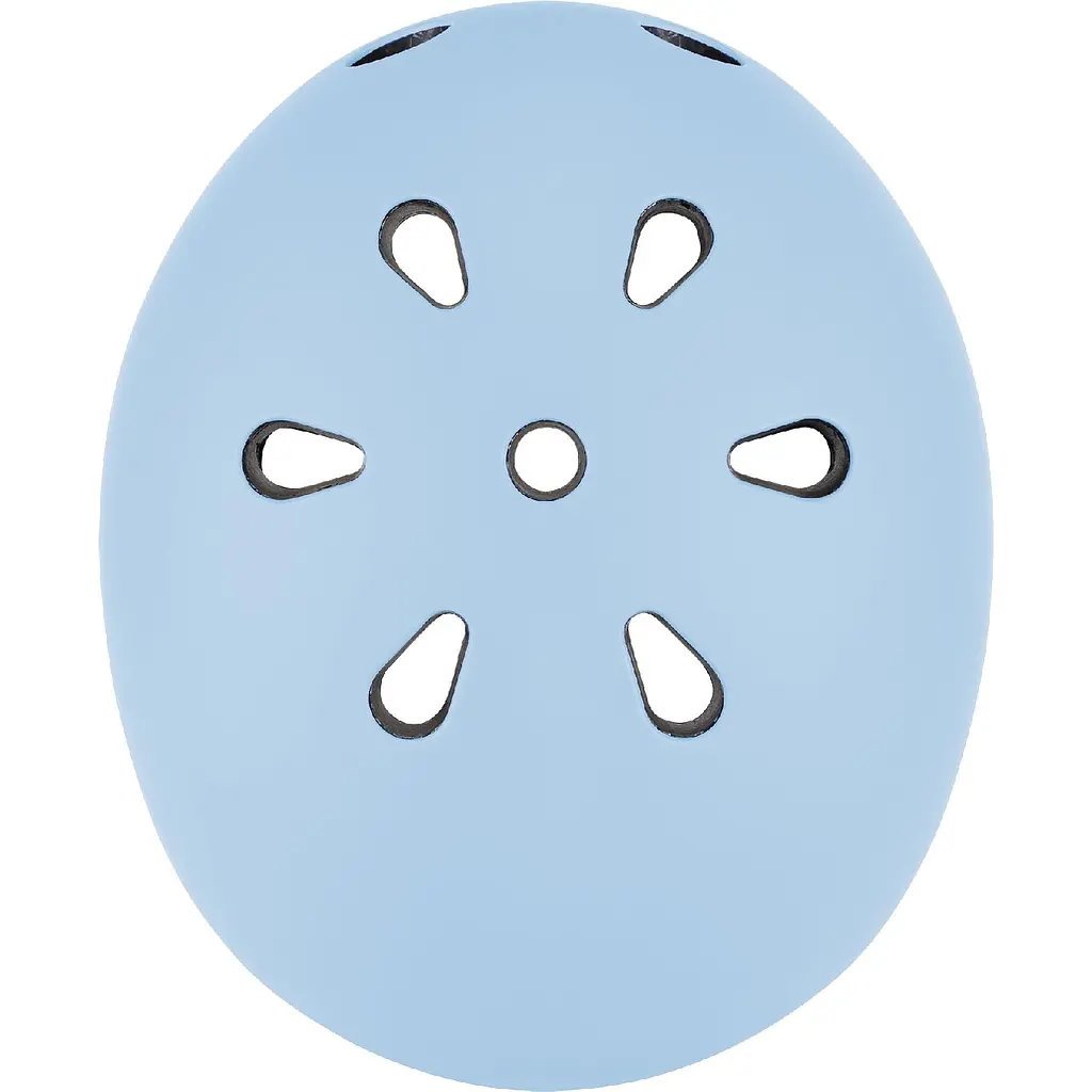 Шлем защитный детский Globber Go Up Lights с фонариком 45-51 см голубой (506-200) - фото 5