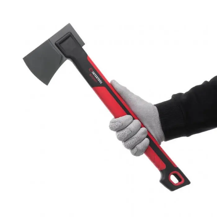 Сокира червона з ручкою з фібергласу STORM INTERTOOL HT-0292 930 г - фото 9