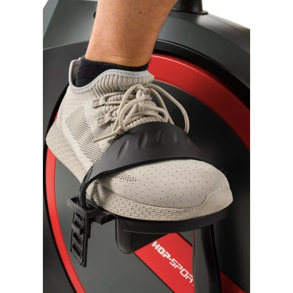 Велотренажер Hop-Sport HS-300H Aspect с матом электромагнитный серый - фото 7