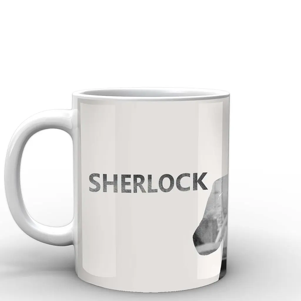 Кухоль GeekLand Шерлок Холмс Sherlock sherlock holmes SH.002.23 330 мл білий - фото 2