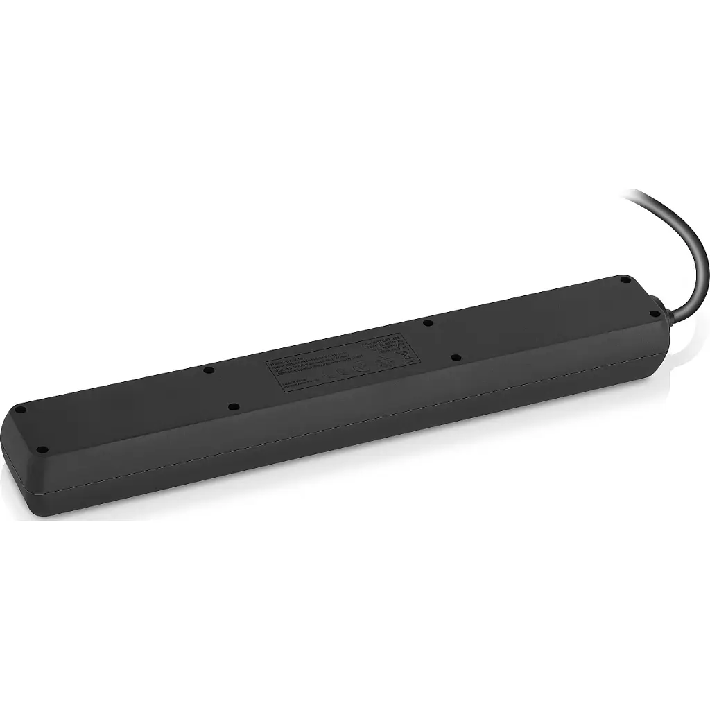 Мережевий фільтр живлення REAL-EL RS-PROTECT 605 3m, black (EL122300041) - фото 2