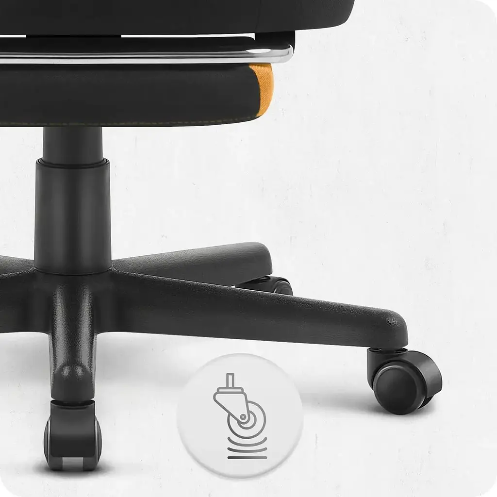 Кресло Cabro C502 Black-Orange (ткань) - фото 6