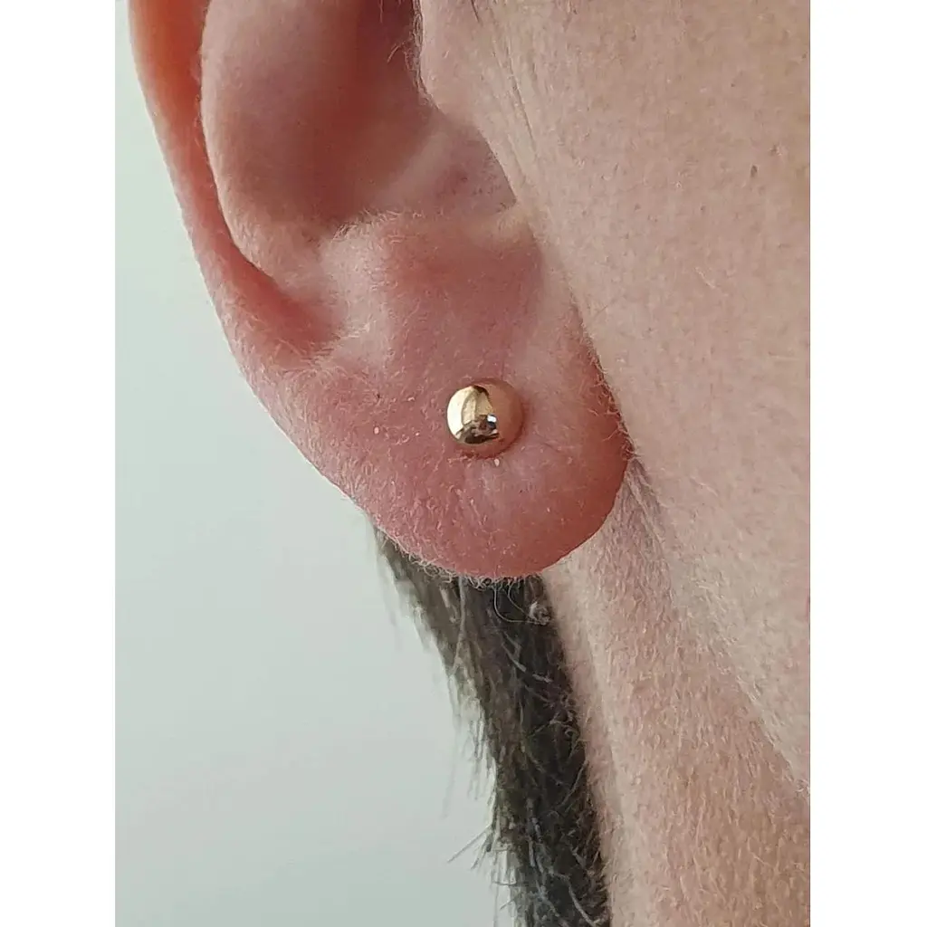 Золотые серьги-пуссеты Favoritum. 210147_5 - фото 2