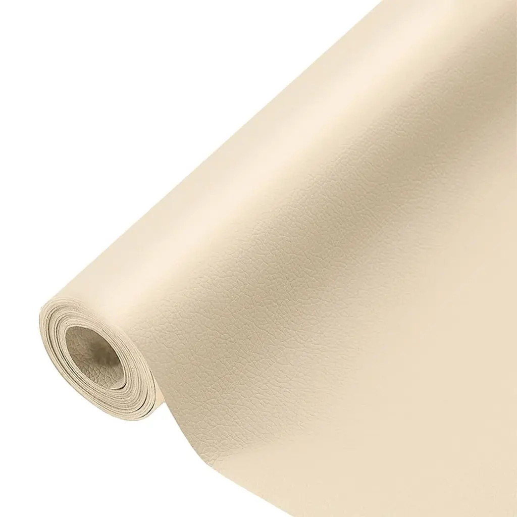 Самоклеюча екошкіра в рулоні Sticker Wall 1.37x3mx0.5mm BEIGE (D) SW-00001170 - фото 3