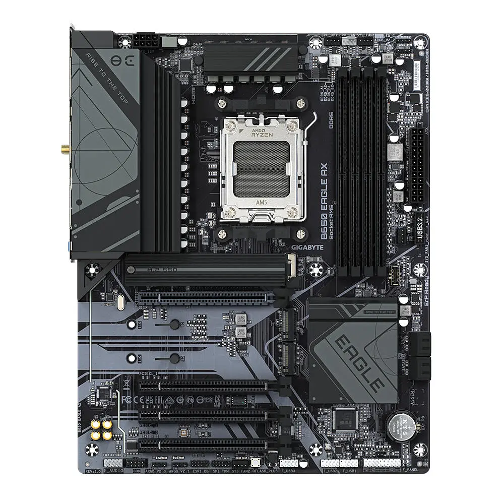 Материнская плата B650 EAGLE AX sAM4 B650 4xDDR5 M.2 HDMI DP Wi-Fi BT ATX Gigabyte teh0018938 - фото 2