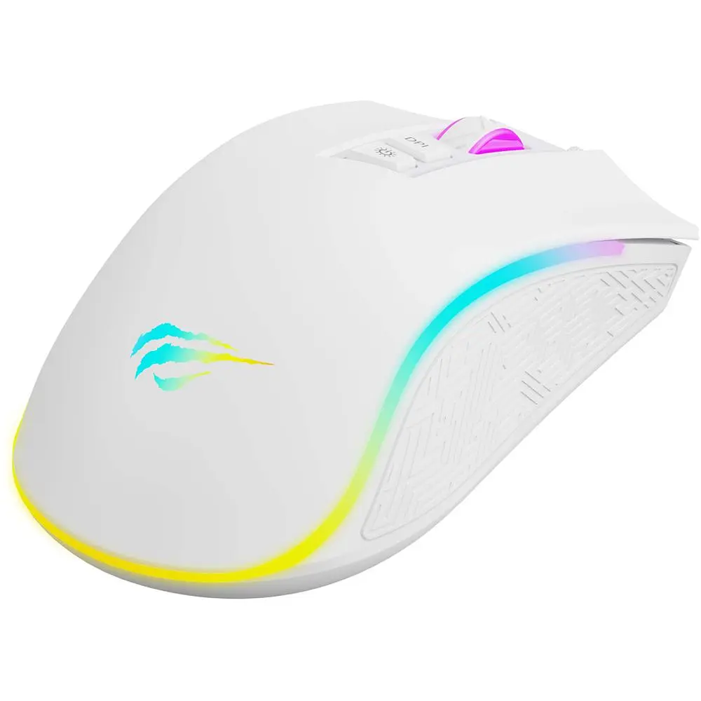 Миша ігрова дротова Havit HV-MS1034 USB white (HV-MS1034) - фото 2