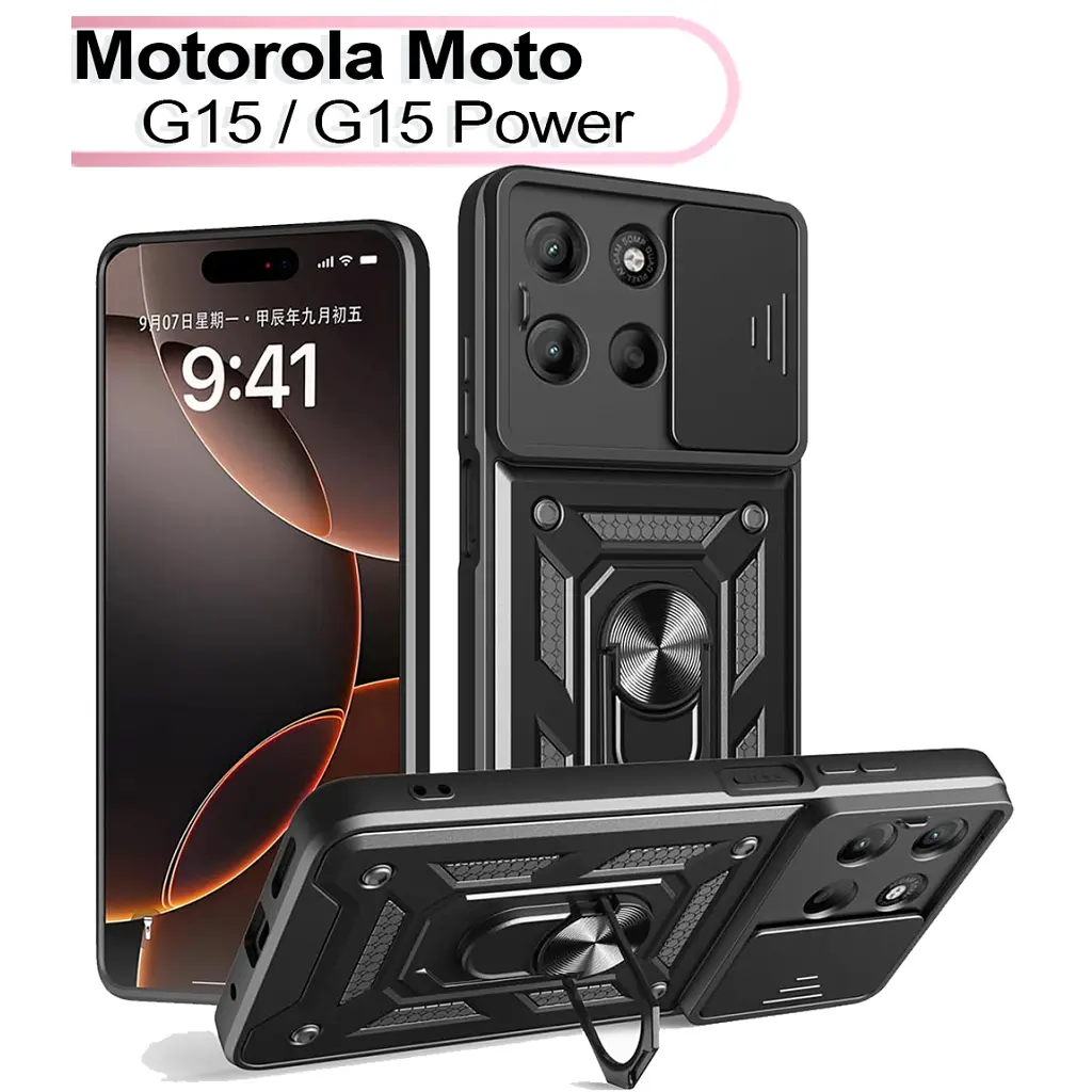 Чохол до мобільного телефона BeCover Military Motorola Moto G15 / G15 Power Black (713530) - фото 2