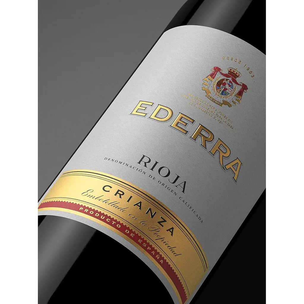 Вино Ederra Crianza Rioja, червоне, сухе, 0,75 л - фото 2
