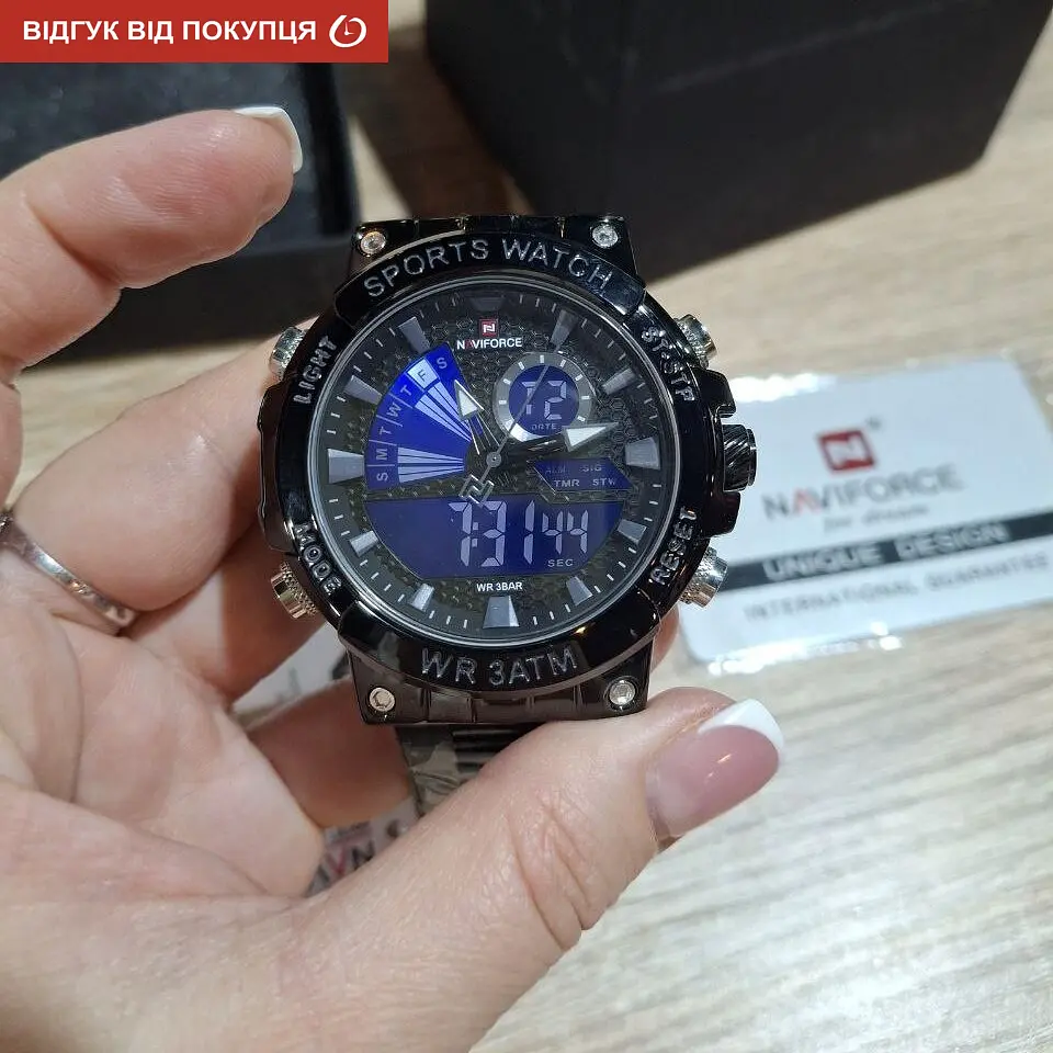 Годинник Naviforce Set Box подарочный набор, 2 ремешка - фото 19
