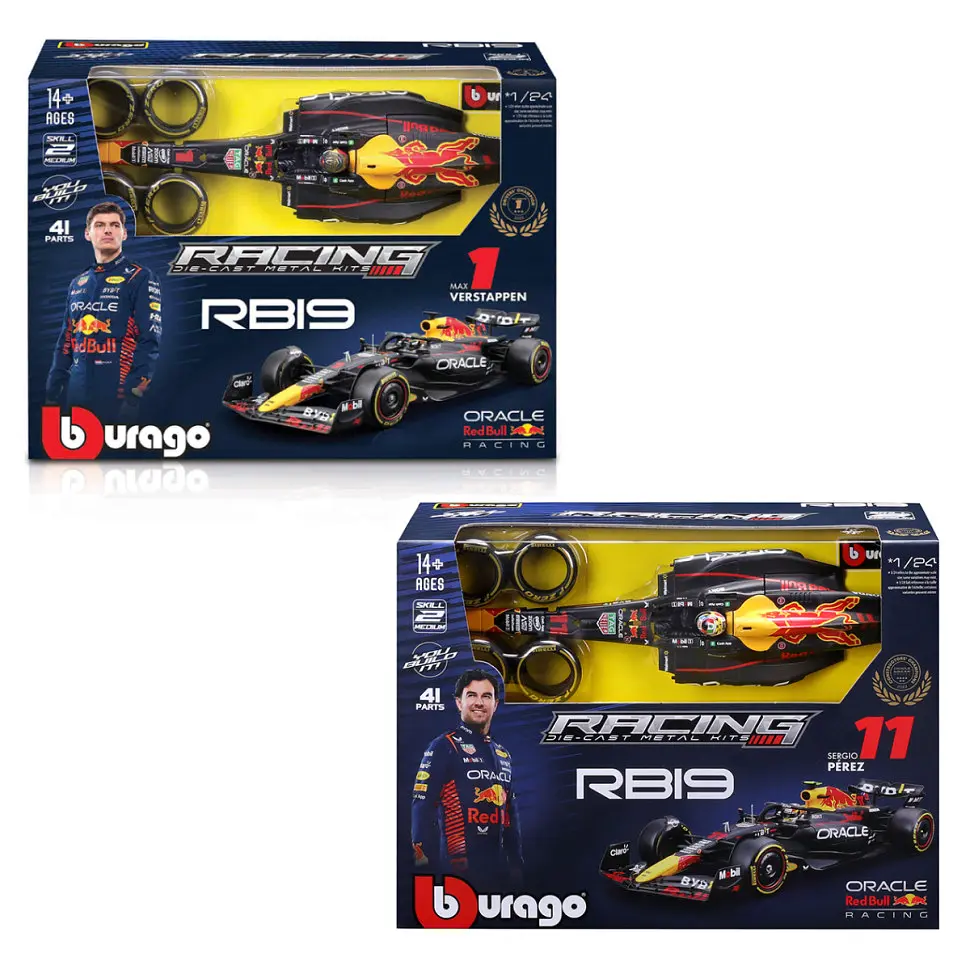 Авто-конструктор Oracle Red Bull Racing RB19 Bburago 18-28507 масштаб 1:24  - фото 11