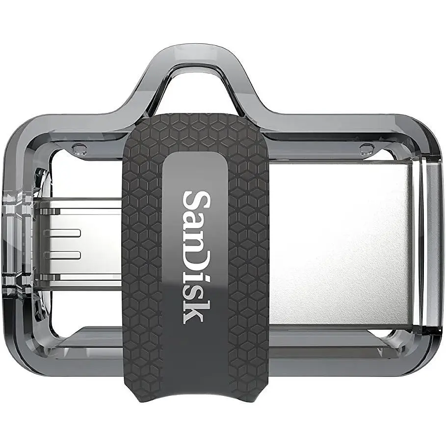USB флеш-накопитель SanDisk Ultra Dual 64GB USB-A + microUSB 3.0 OTG (SDDD3-064G-G46) [64719] - фото 4