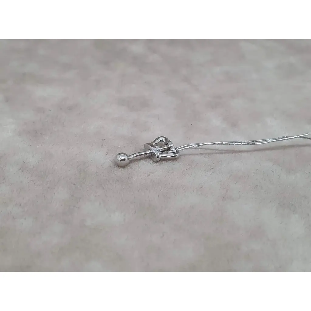 Золота моносережка-пуссета Платон Кулька. 3С193/00Б - фото 2