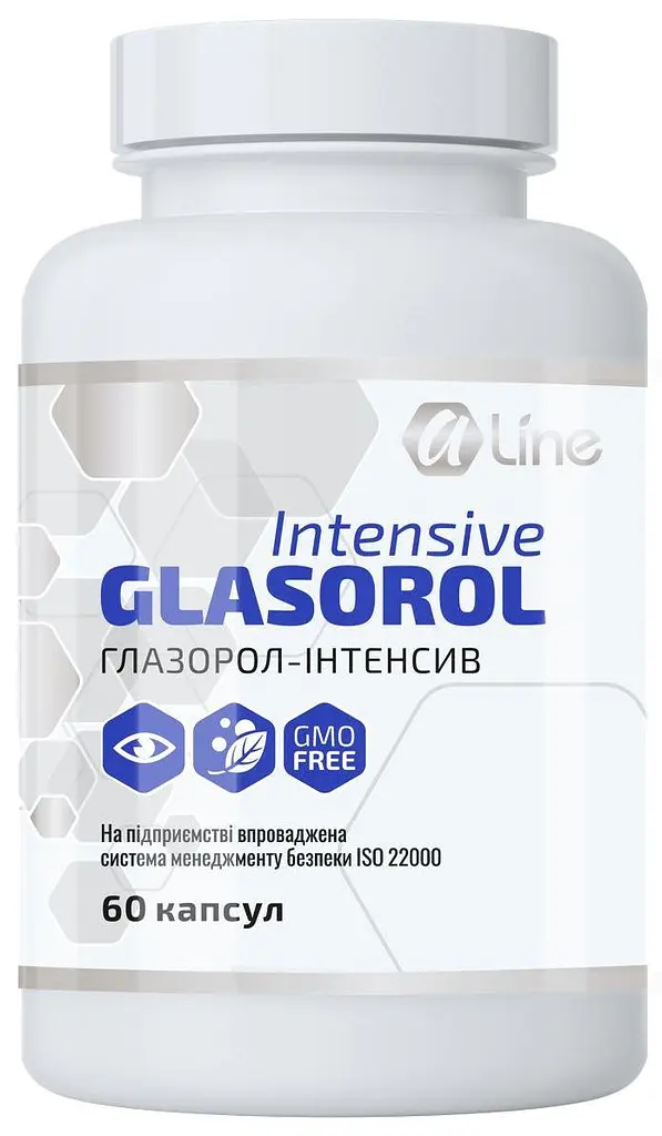 Глазорол Інтенсив 60 капсул підтримка та відновлення зору A-line
