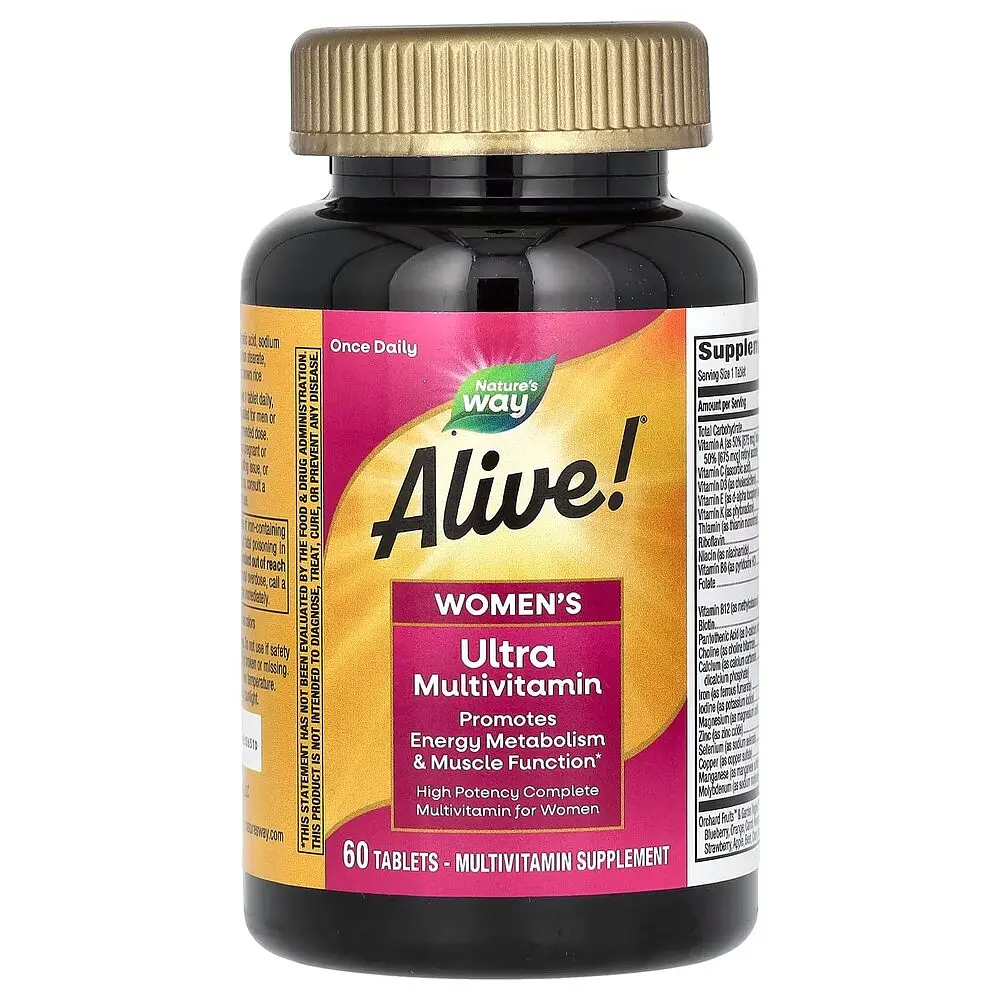Вітаміни та мінерали Nature's Way Alive! Once Daily Women's Ultra Potency, 60 таблеток - фото 2