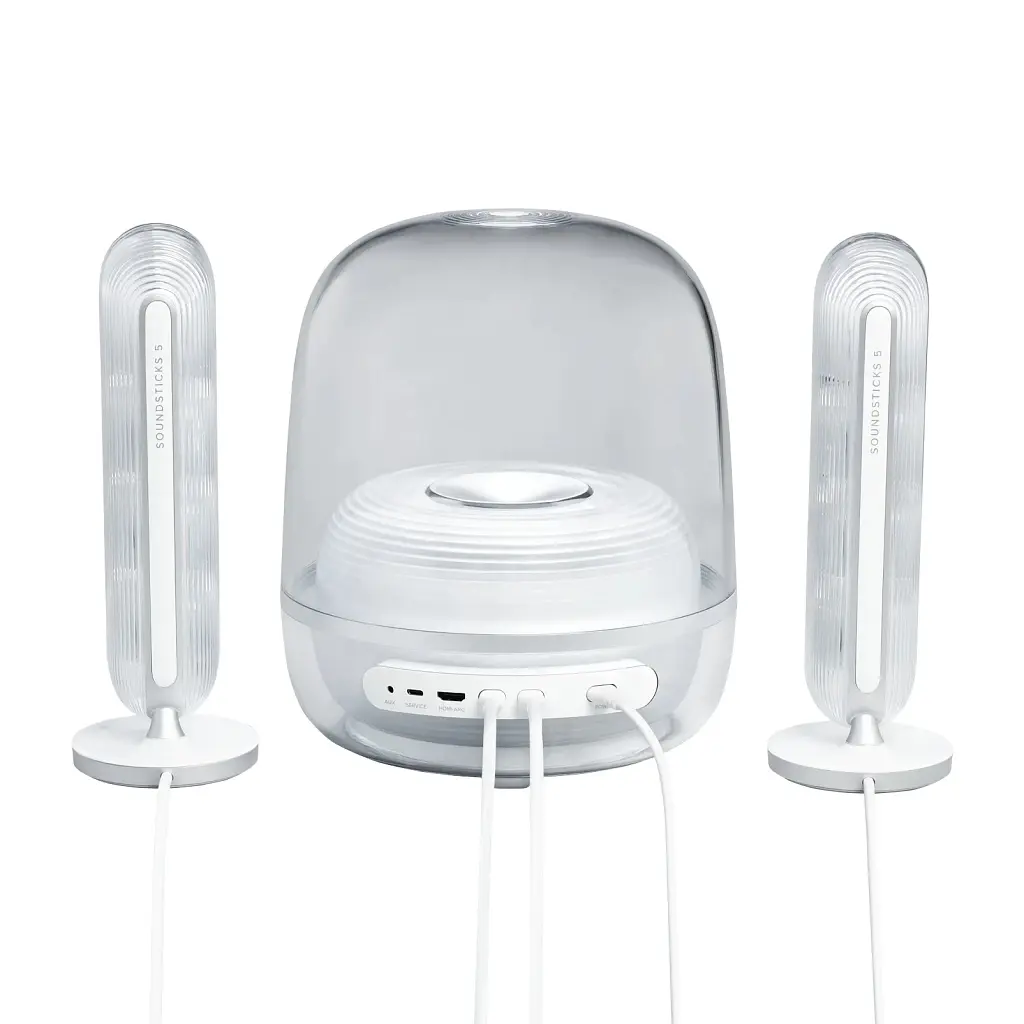 Акустична система Harman Kardon SoundSticks 5 White (HKSOUNDSTK5WEP) - фото 4