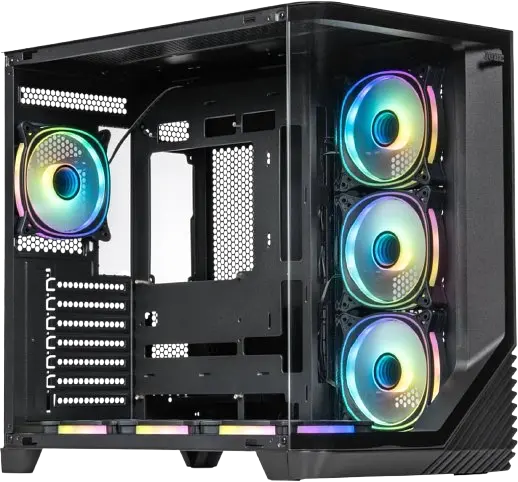 Корпус QUBE MIRAGE 7 ARGB Black (MIRAGE_GBNU3) - фото 2