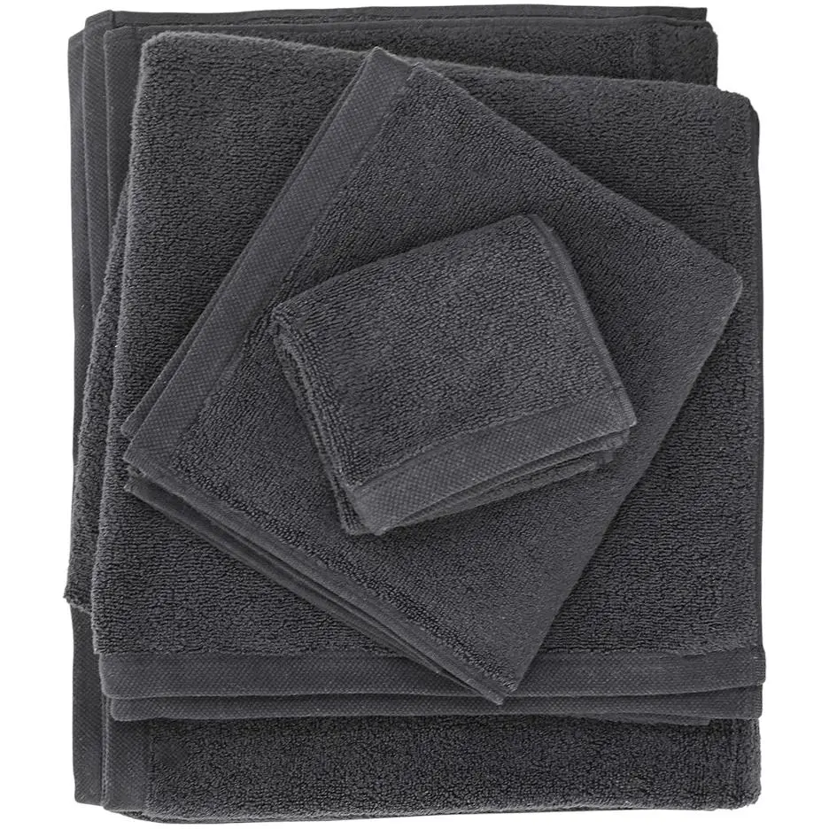 Рушник МВМ My Home Ніжність 50x90 см антрацит (BT-11 M ANTHRACITE) - фото 6