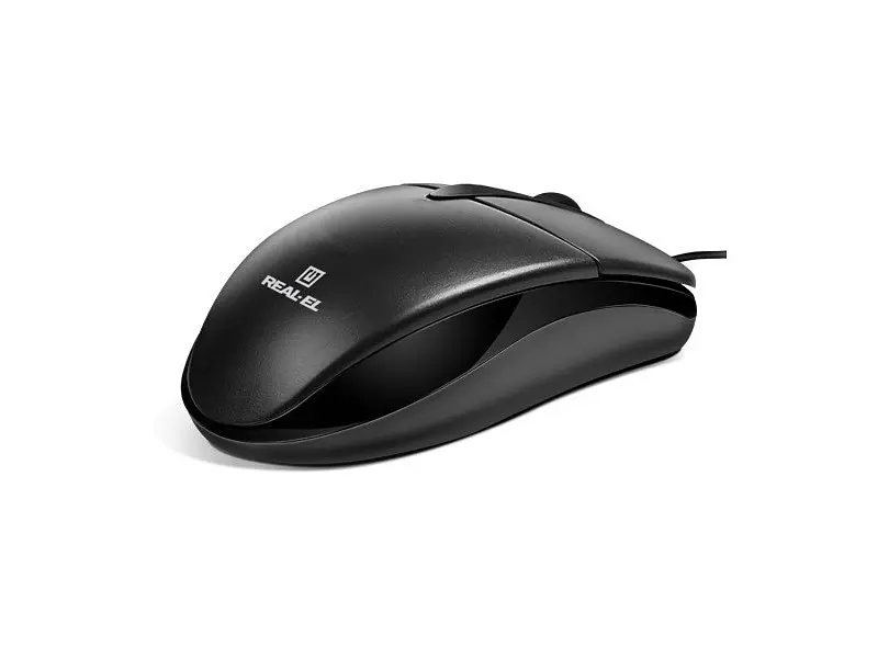 Миша REAL-EL RM-211 Black (EL123200001) - фото 3
