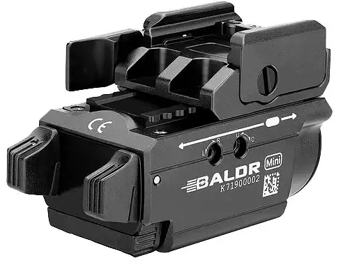 Фонарь с ЛЦВ Olight Baldr Mini Green Laser Black - фото 2