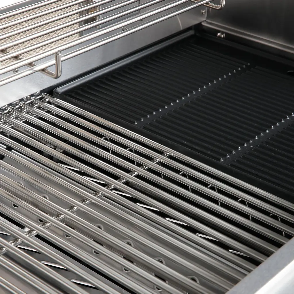 Газовый гриль Santos P-618 с боковой и задней горелкой, нержавеющая сталь (900327) - фото 12