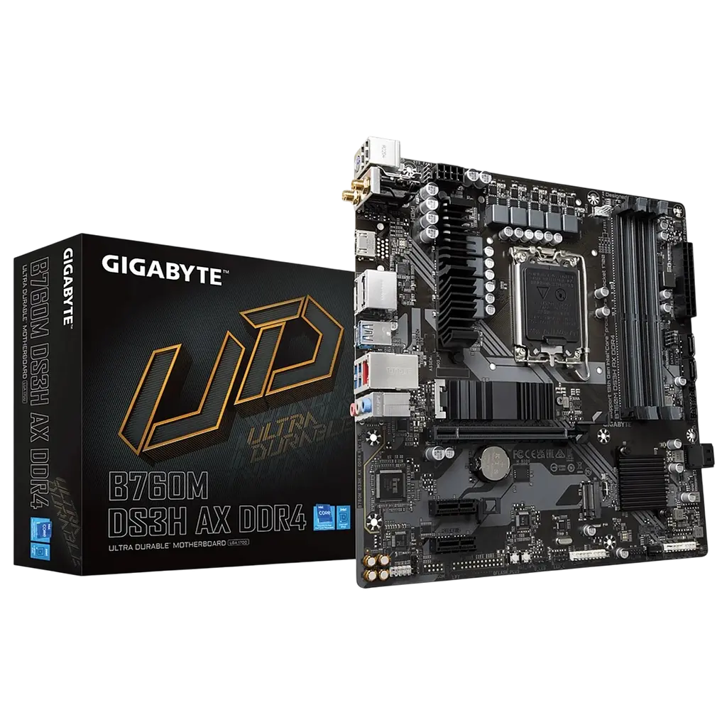 Материнская плата Gigabyte B760 DS3H AX DDR4 LGA1700 (B760 DS3H AX DDR4) - фото 4