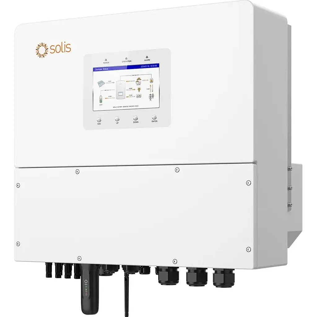 Гібридний сонячний інвертор Solis Solar S6-EH3P15K-H [175730] - фото 2