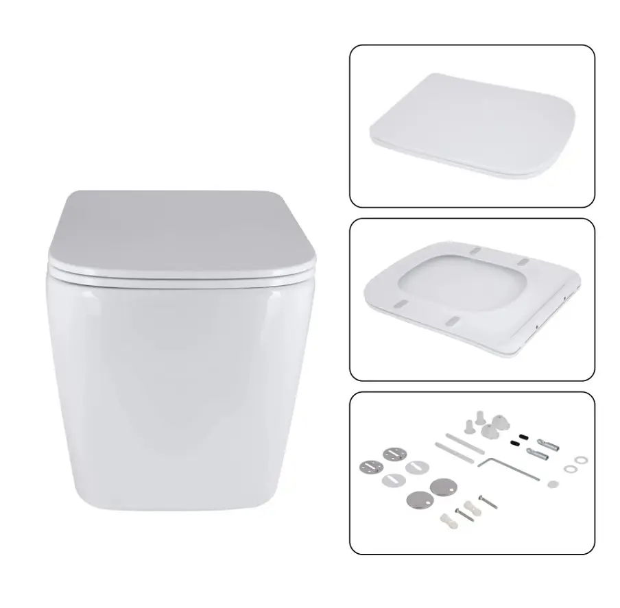 Набір Q-tap Nest 4 в 1 підвісний унітаз Tern Ultra Quiet 525x345x360 + комплект інсталяції QT17332303AW47511 - фото 6