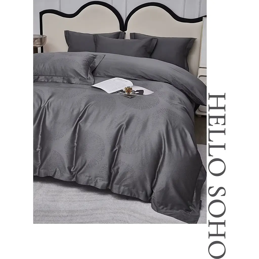 Комплект постельного белья Soho Boutique евро Сircle Grey (A130086) - фото 2