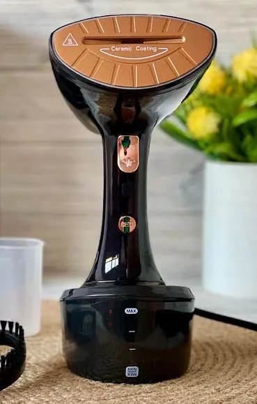 Отпариватель ручной Bitek BT-1285 паровой ручной утюг щетка для одежды дома и штор 1600 Вт Черный - фото 2