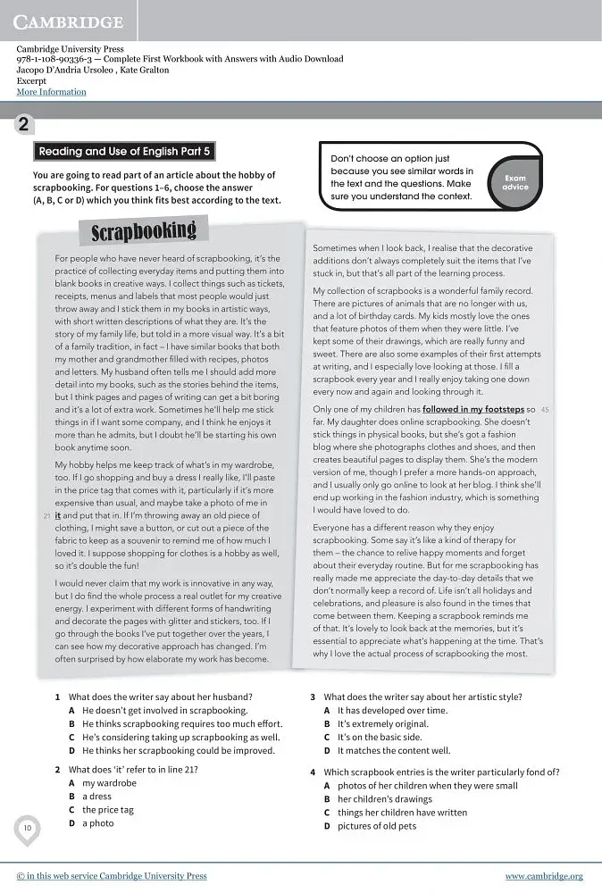 Complete First. Workbook with answers and Downloadable Audio - фото 9