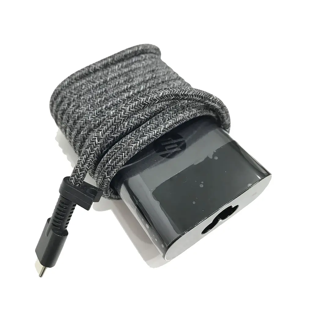 Блок живлення (зарядка) для ноутбука HP 65W (5V - 3A; 9V - 3А; 12V - 5A; 15V - 4.33А; 20V - 3,25А; USB Type-C) L04650-850/L45962-001 з плетеним кабелем, 65W, 3A, 3.25A, 4.3A, 5A, USB Type-C - фото 3