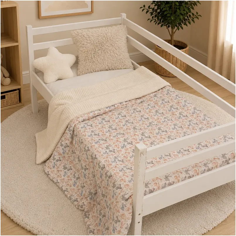 Плед дитячий MirSon Premium Pique Rabbits 150х220 см (2200013893905) - фото 5