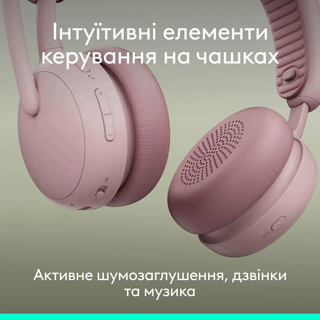 Гарнітура Logitech ZONE Wireless 2 ES Headset Rose (981-001510) - фото 8