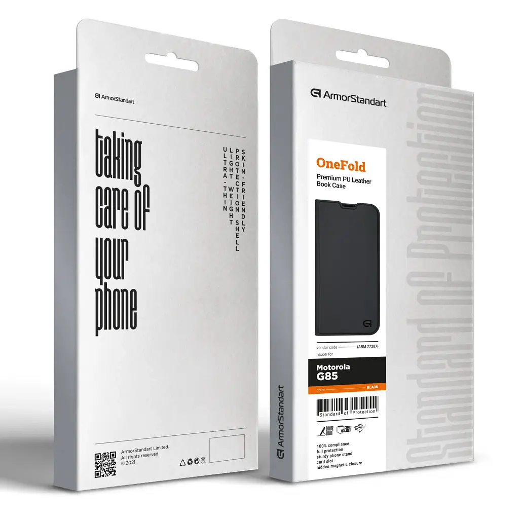 Чохол-книжка ArmorStandart OneFold Case для Motorola G85 5G Black - фото 6
