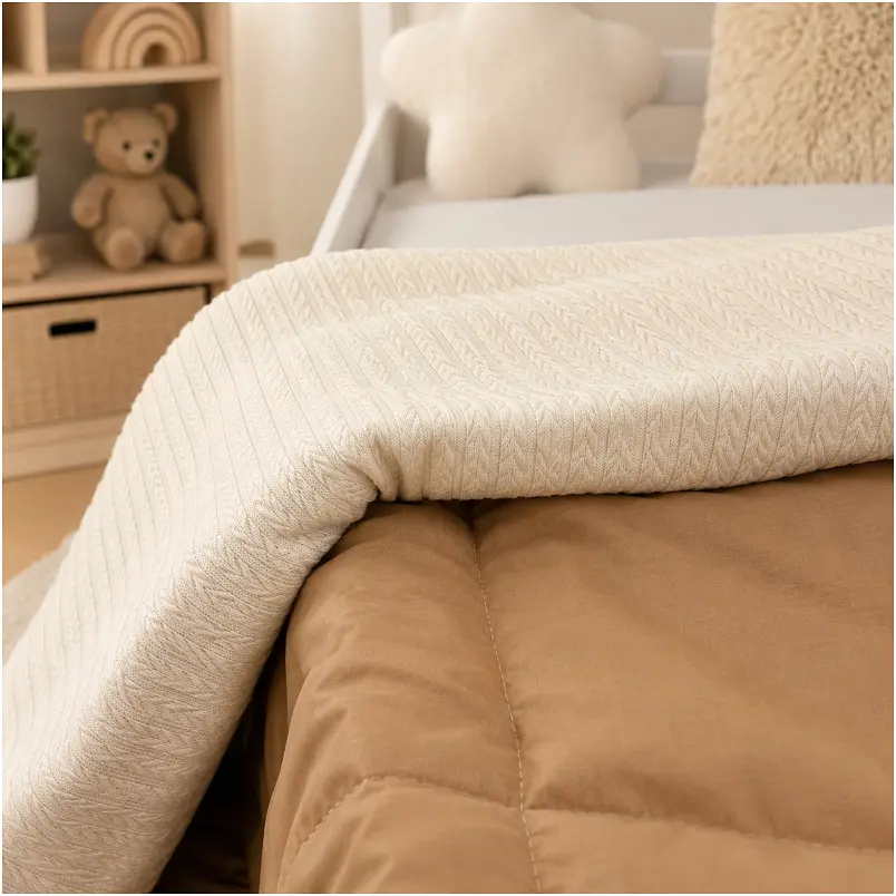 Плед дитячий MirSon Premium Pique Creamy 60х80 см (2200013893646) - фото 5