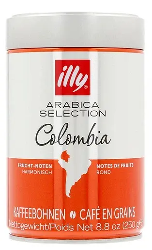 Кава в зернах Illy Arabica Selection Colombia 250 г (8003753104904)