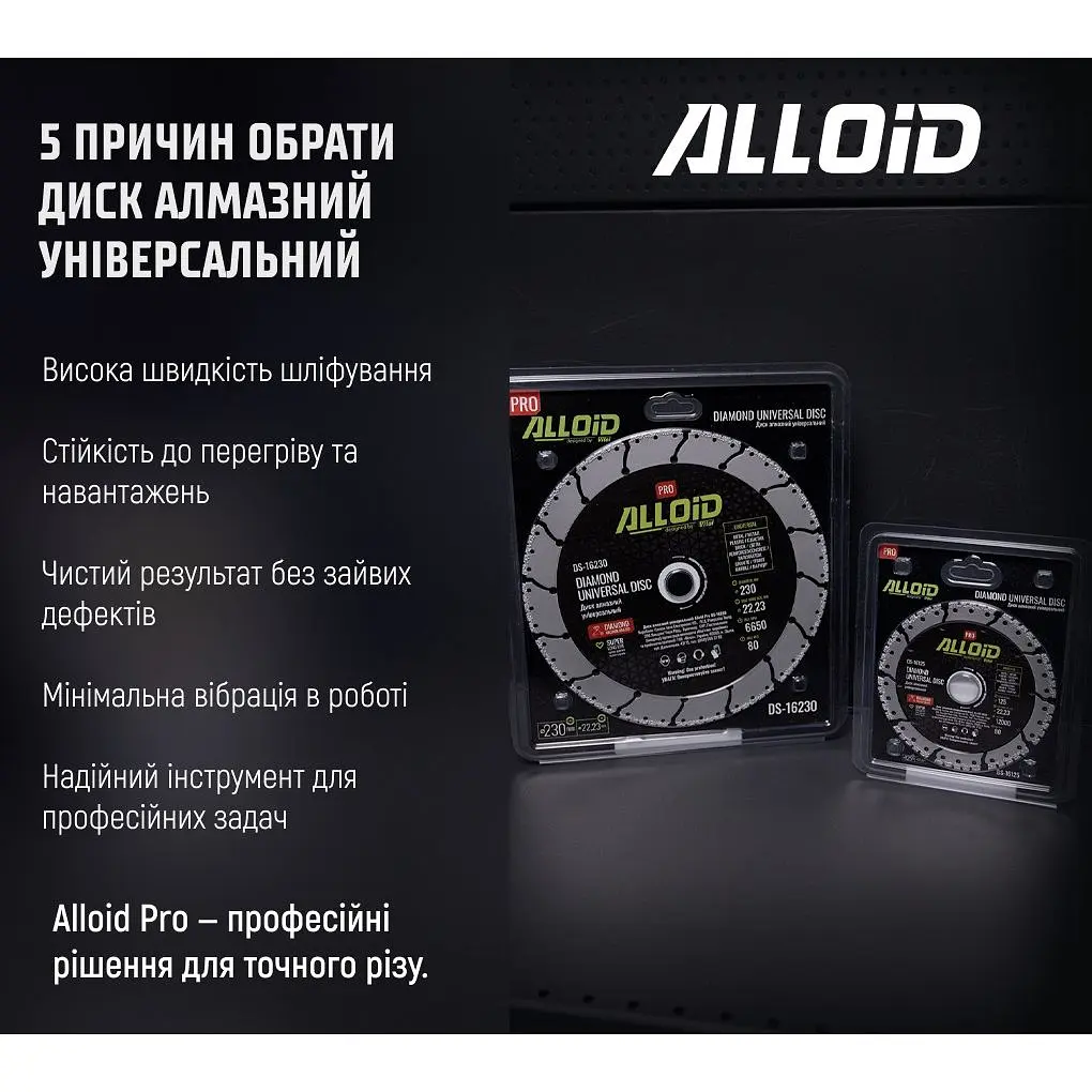 Диск алмазний Alloid Building Tools універсальний 230 мм (DS-16230) - фото 7