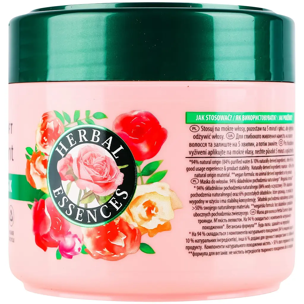 Маска для волосся Herbal Essences Аромат троянди 300 мл - фото 2