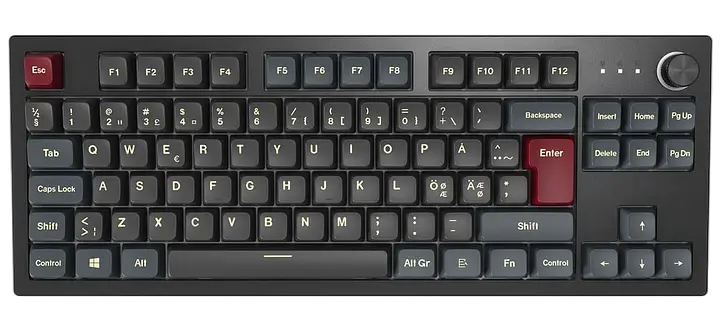 Клавіатура Montech MKey TKL Darkness Red Switch RGB Black (MK87DR) - фото 2