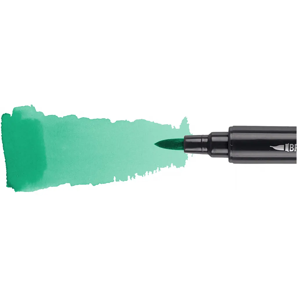 Маркер акварельний Santi Brush Marker SWB-20 м‘ятний двосторонній 6 шт. (391076) - фото 2