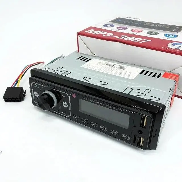 Автомагнитола MP3 3887 ISO 1DIN с LED экраном - фото 2